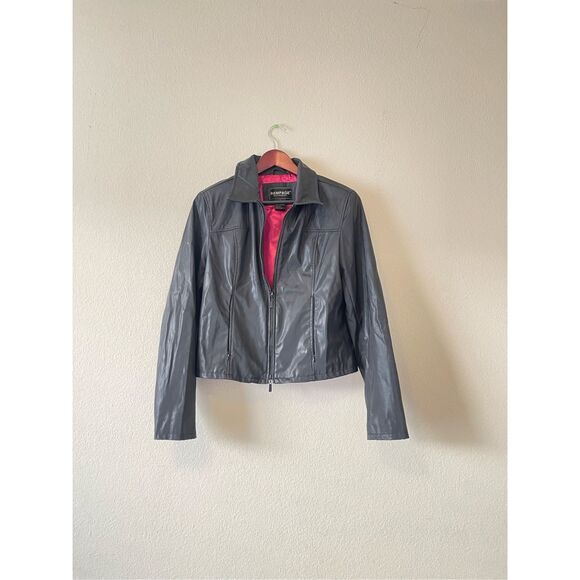 Rampage women’s PU style front zip y2k jacket‎ size large - Picture 1 of 5